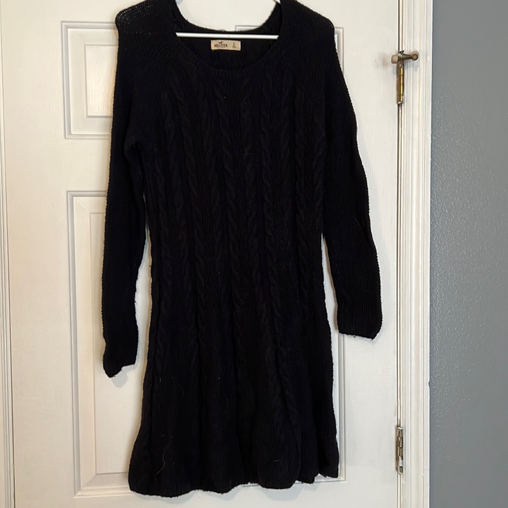 Black Hollister Sweater Dress